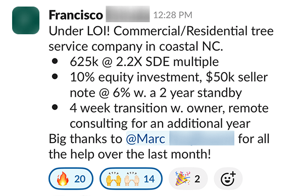 Francisco testimonial