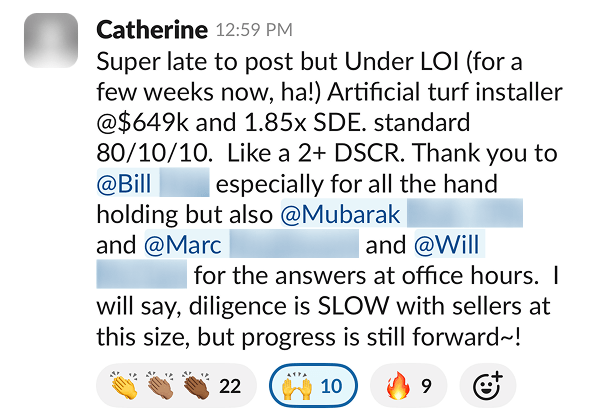 Catherine testimonial