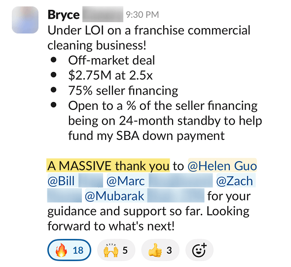 Bryce testimonial